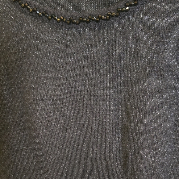 Everly Black Ribbed Knit Top - Picture 5 of 6